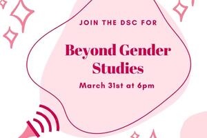 Join The DSC for Beyond Gender Studies