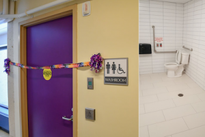 Gender neutral washroom