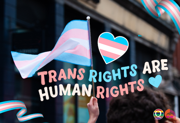 Trans Rights Are Human Rights graphic