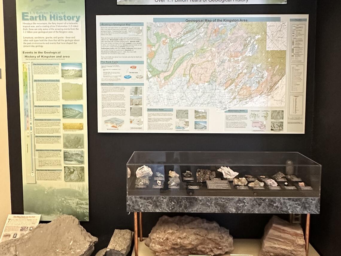 Display of Kingston Area Geology