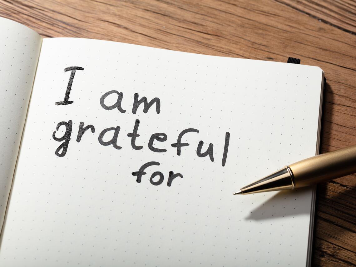 I am grateful for note