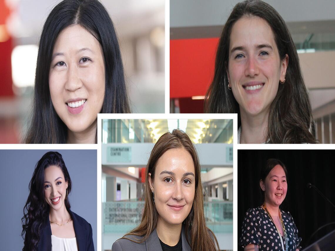 Picture of Dr. Amy Wu, Dr. Barbara Da Silva, Jenny Lee, Dr. Melissa Greeff and Stéphane Carvalho