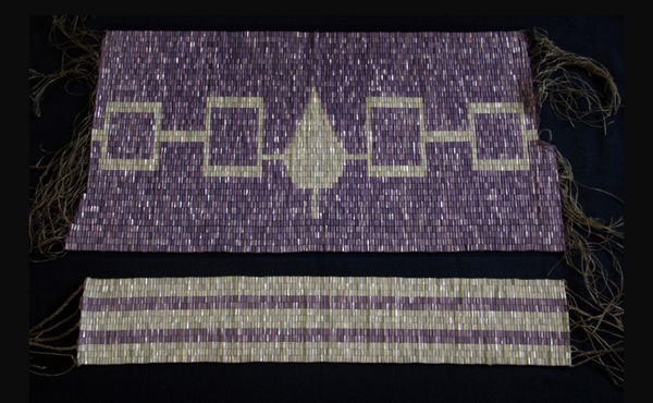 Two versions of a Wampum Belt