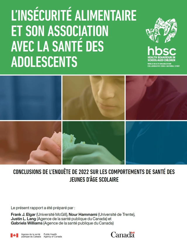 L'insécurité alimentaire et son association avec la santé des adolescents