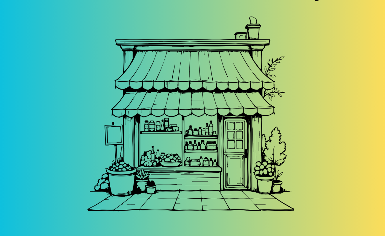 Image of a food market