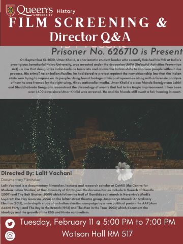 Poster for Film Screening Event