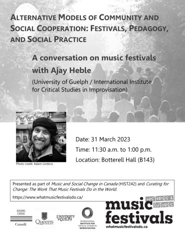 Poster for Alternative Models of Community and Social Cooperation: Festivals, Pedagogy, and Social Practice