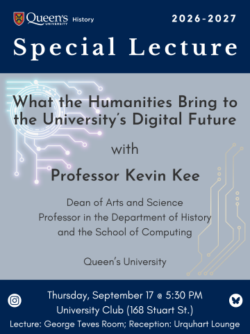 Poster for Kevin Kee's Lecture