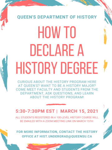 How to Declare A History Degree