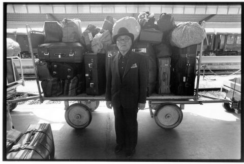Man with luggage