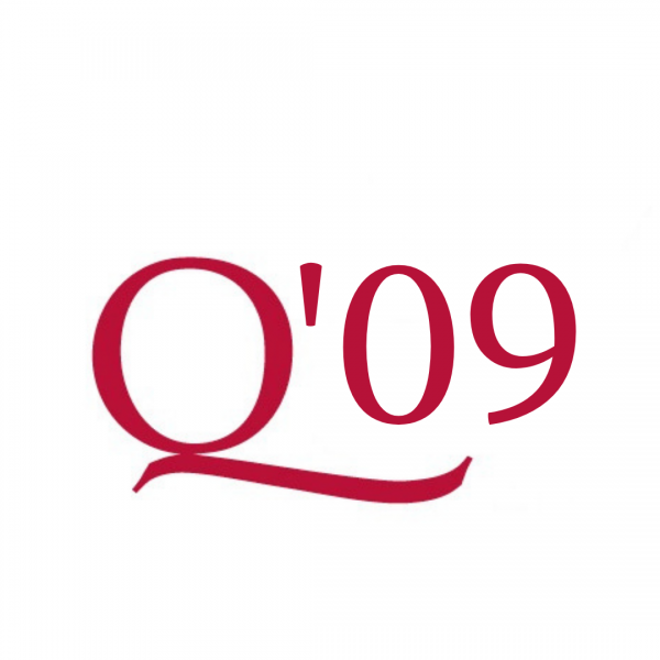 An image of the Queen's red Q beside graduating year 2009