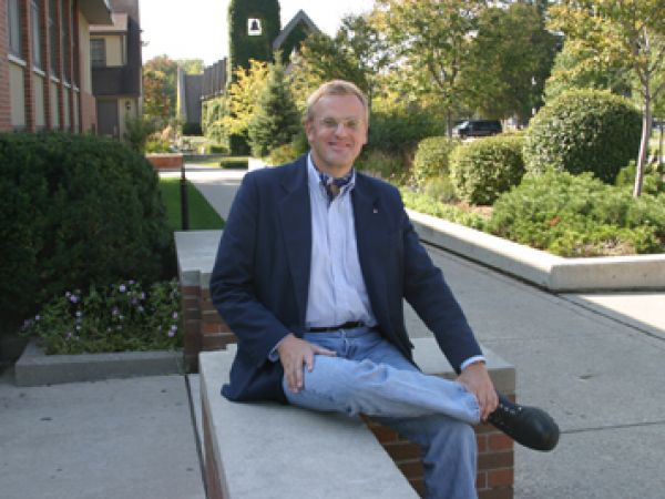 Image of Monte McMurchy sitting outside