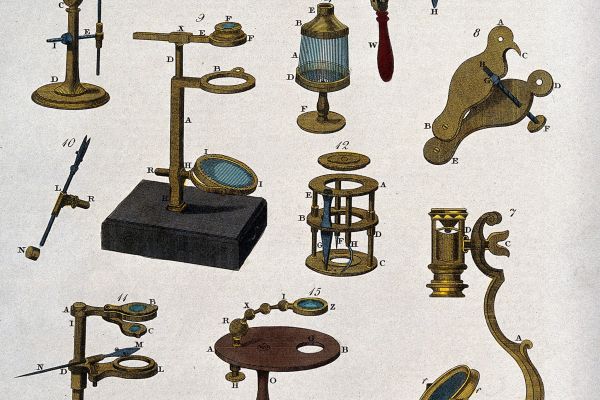 An image of old style medical tools 