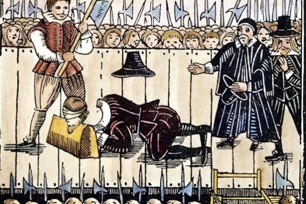 Image of a beheading in modern England
