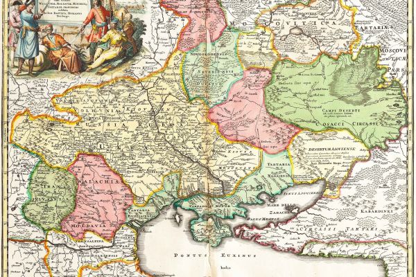 Ukrania quae et Terra Cosaccorum cum vicinis Walachiae, Moldoviae, Johann Baptiste Homann (Nuremberg, 1720). 