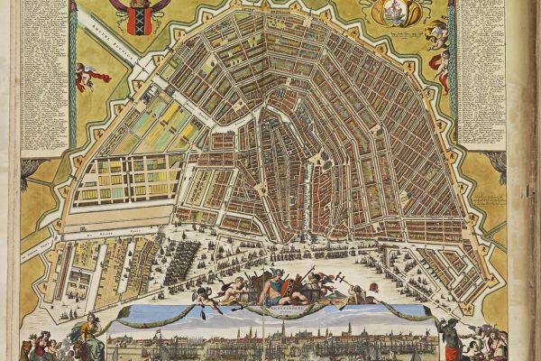 An image of a map of Absterdam from 1680 