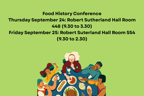 Poster for "Shared Tables, Shared Histories"