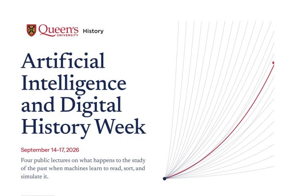Poster with list of events for AI Week
