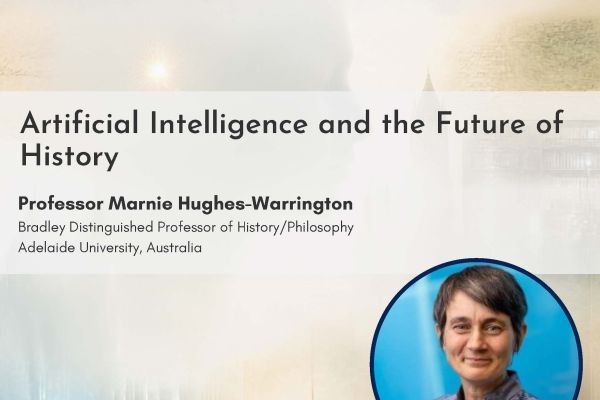 Poster for Marnie Hughes-Warrington's Lecture