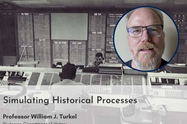Poster for William Turkel's Lecture "Simulating Historical Processes"