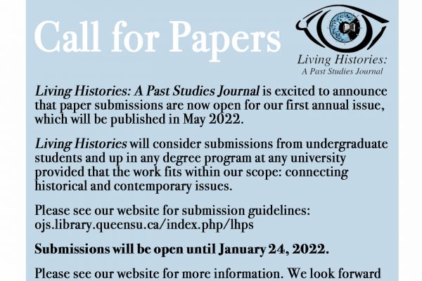 Poster for Call for Papers