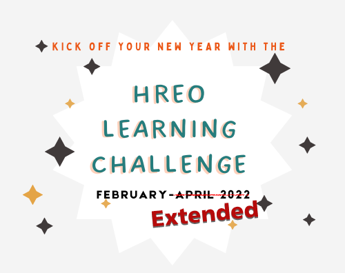 HREO Learning Challenge Banner.
