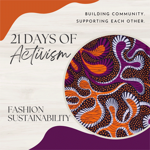 Fashion Sustainability Instagram Card.