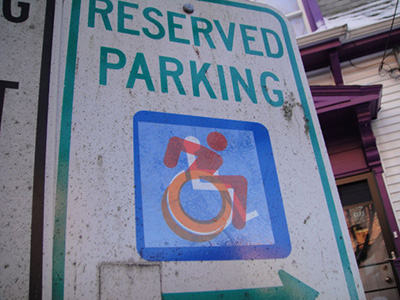 Accessible Icon Project sign.