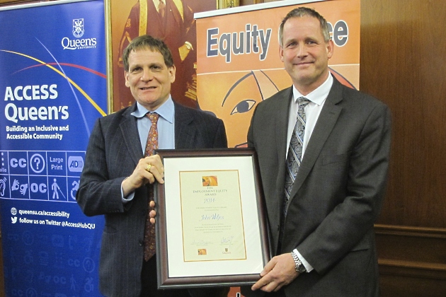 Employment Equity Award recipient John Witjes.