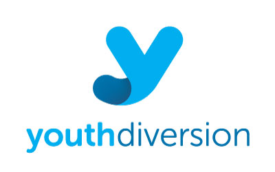 Youth Diversion Logo of a blue y with organization name underneath