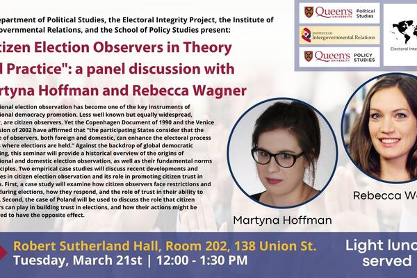 Citizen Election Observers in Theory and Practice