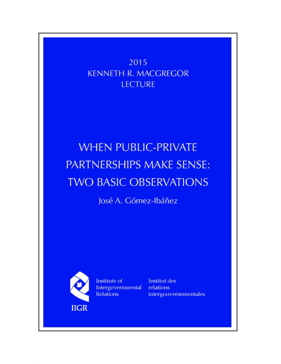 Public-Private Partnerships