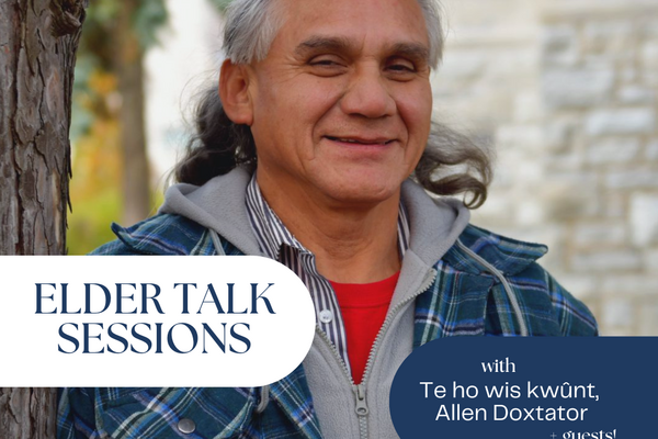 photo of Elder Al, promotional graphic for Elder Talk sessions