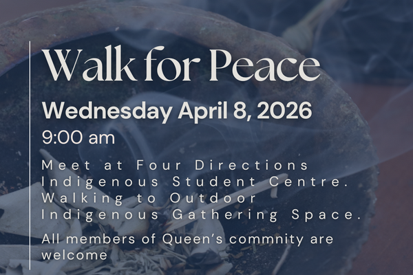 infographic for walk for peace with details and time