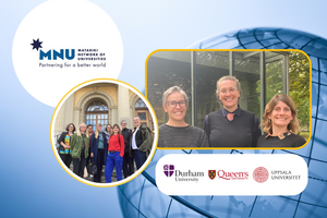 MNU graphic including •	Allison Morehead, Queen’s University •	Fiona Johnstone, Durham University •	Cecilia Rodéhn, Uppsala University