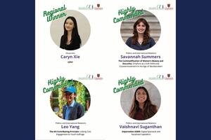 Global Undergraduate Awards 2025: Caryn Xie, Savannah Summers, Vaishnavi Suganthan, and Leo Yang