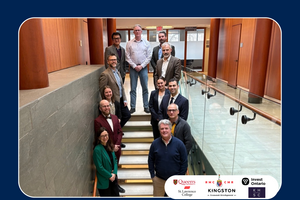 Representatives from Kingston Economic Development Corporation (KEDCO), Invest Ontario, St. Lawrence College, Royal Military College and Queen's at our delegation from Transmutex.