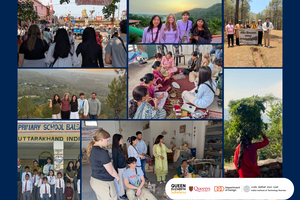A collage featuring scholars and diverse individuals in India, showcasing various cultural expressions and everyday life moments.