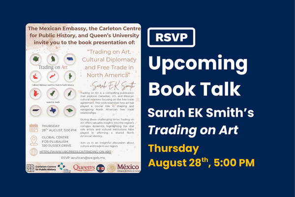 Upcoming Book Talk - Sarah EK Smith's Trading on Art - Thursday, August 28th, 5:00 PM