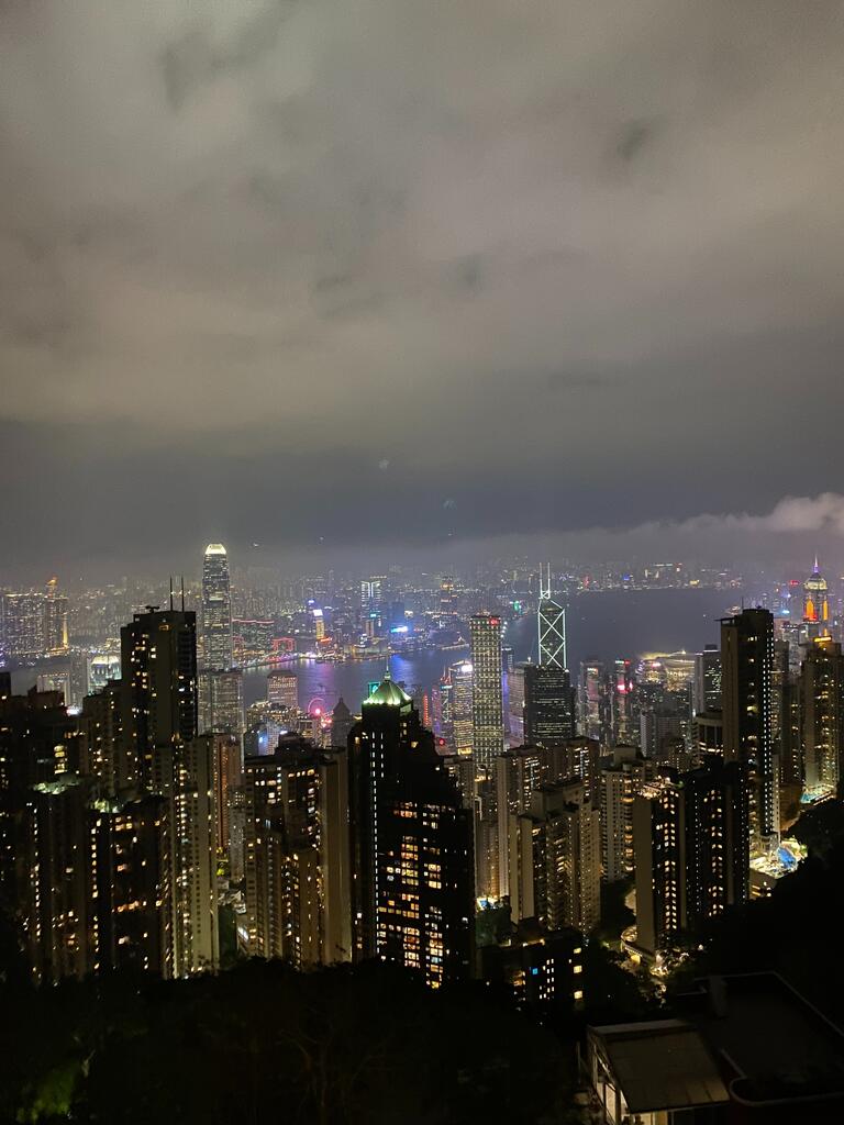 Hong Kong city skyline