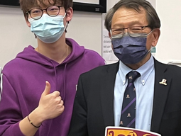 Student with University Representative 