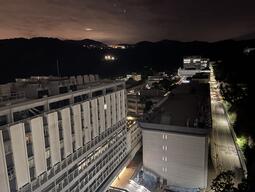 City skyline at night