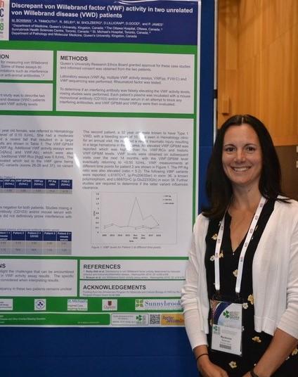 Mackenzie Bowman's poster presentation in Ireland