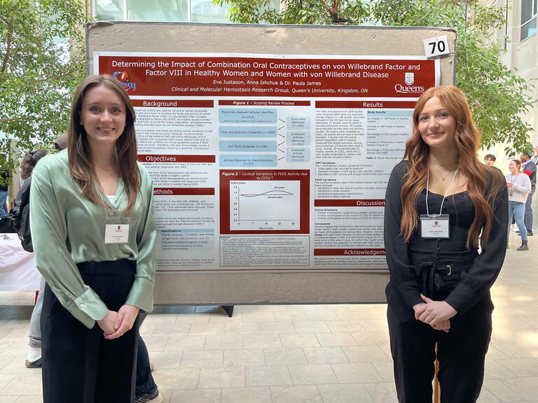 Eve Justason and Anna Ishchuk poster day
