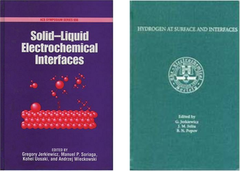 Journal covers of solid-liquid electrochemical interfaces and ECS volume