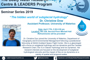 BWRC & LEADERS Seminar Series - Dr. Christine Dow
