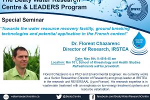BWRC & LEADERS Seminar Series - Dr. Florent Chazarenc
