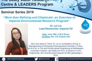 BWRC & LEADERS Seminar Series - Dr. Lei Liu