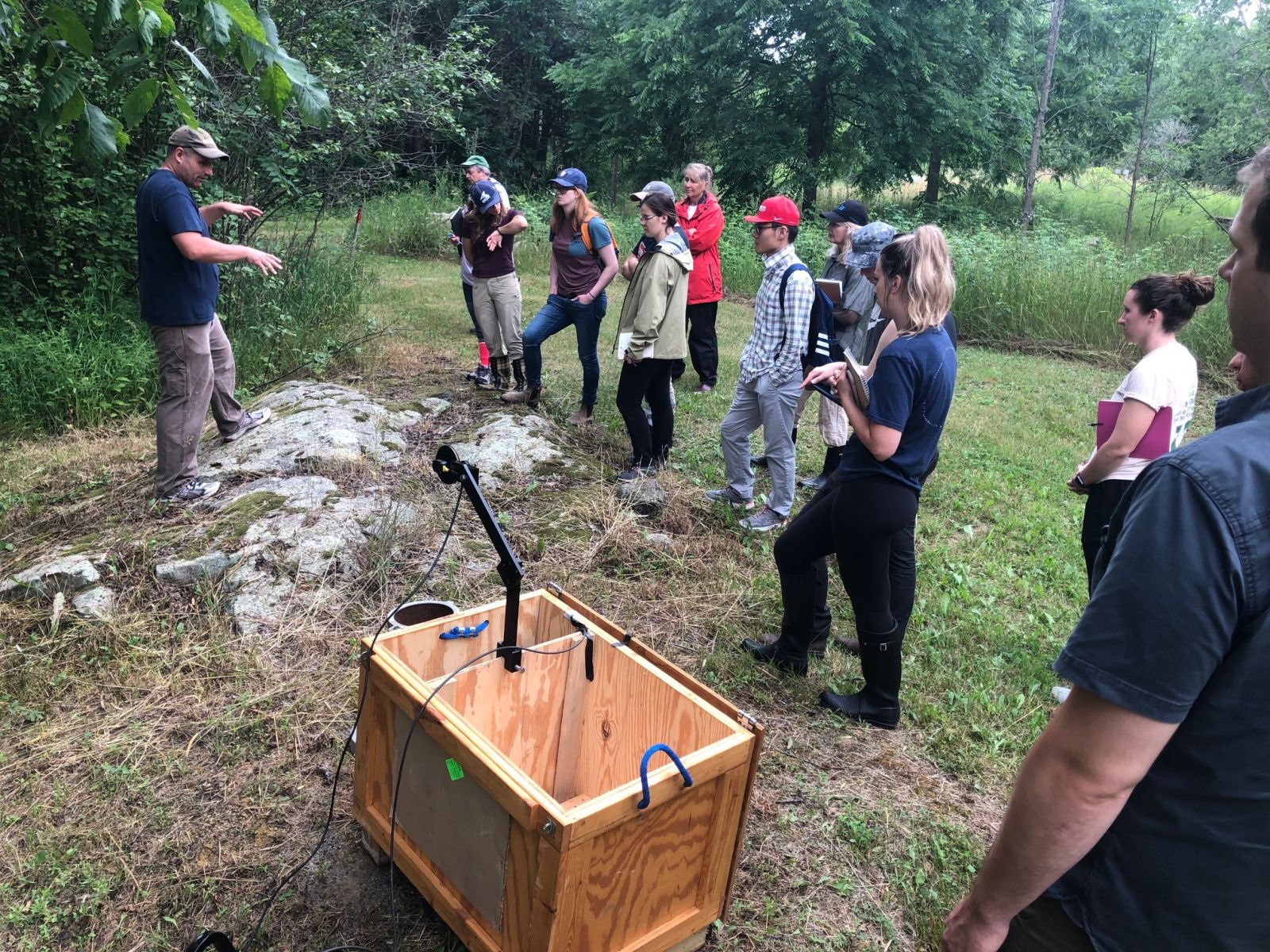 LEADERS students at Kennedy field station