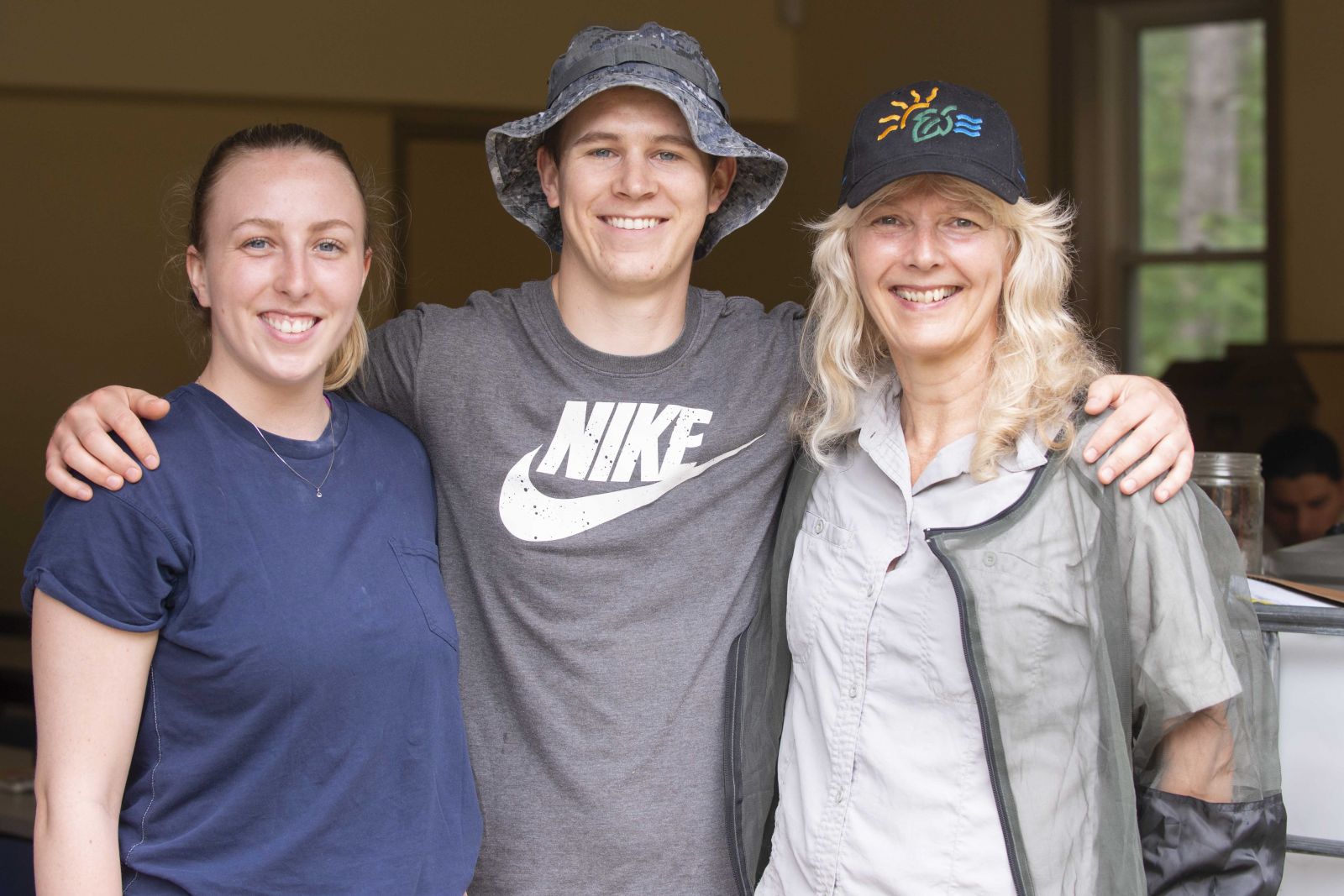 BWRC students: Nicole Woodcock, Liam Price, and Corinna Dally-Starna